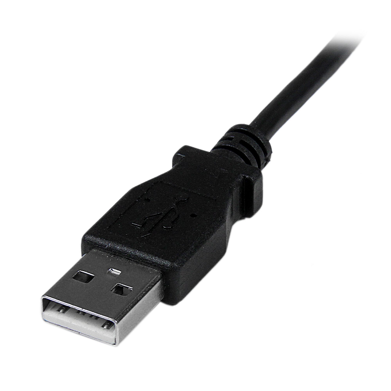 StarTech USBAMB2MD 2m Mini USB Cable - A to Down Angle Mini B